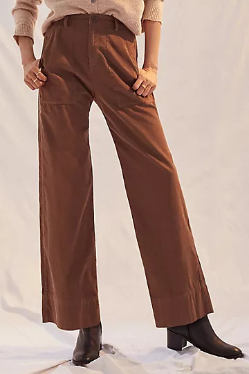 Cropped Wide-Leg Pants | Anthropologie (US)