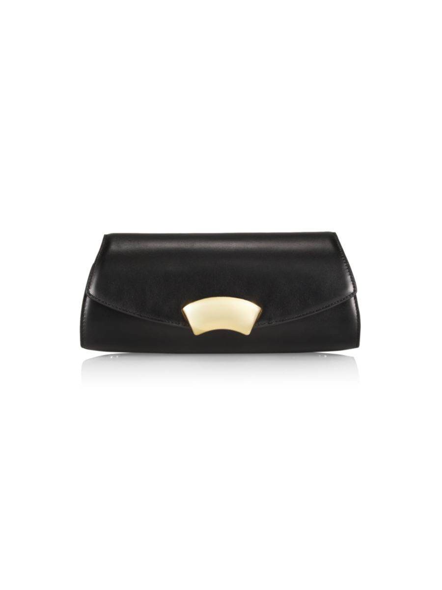 ID Leather Clutch | Saks Fifth Avenue