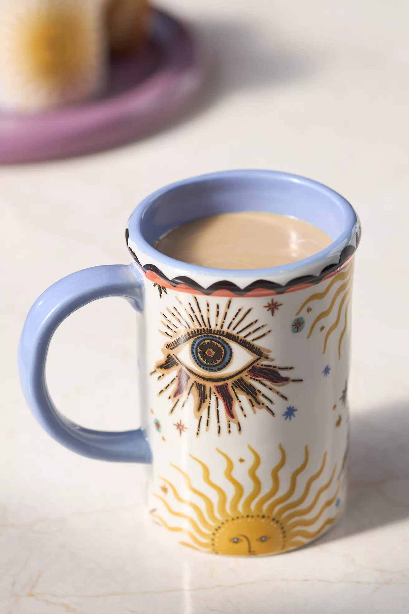 Handpainted Fortune Stoneware Mug | Anthropologie (US)