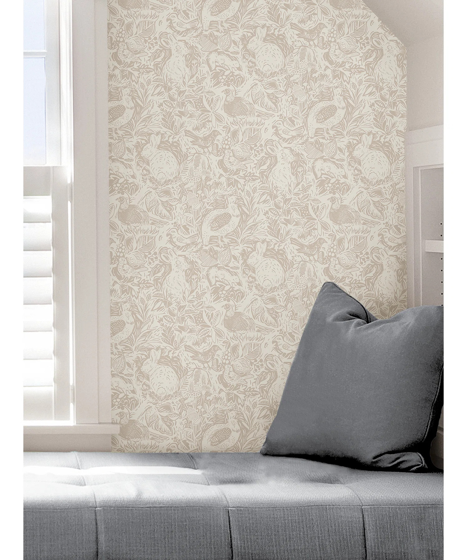 Charcoal Terrene Peel & Stick Wallpaper | Wayfair North America