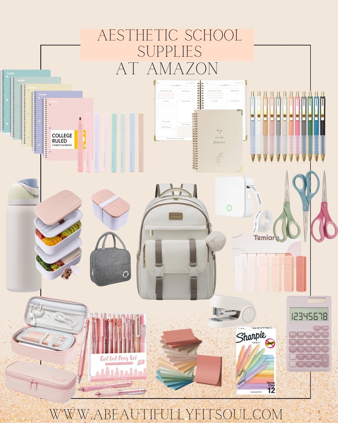 Aesthetic school supplies at Amazon., back to school girls, back to school teen. 

#LTKU #LTKFamily