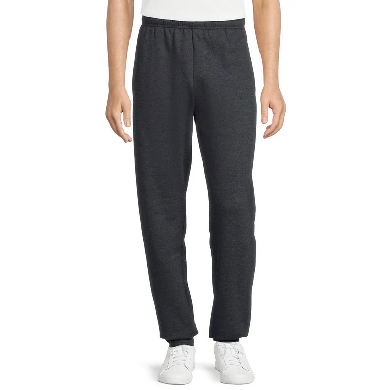 Athletic Works Men's Fleece Elastic Bottom Sweatpants, Sizes S-4XL | Walmart (US)