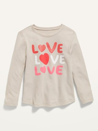 Long-Sleeve Graphic Tee for Toddler Girls | Old Navy (US)
