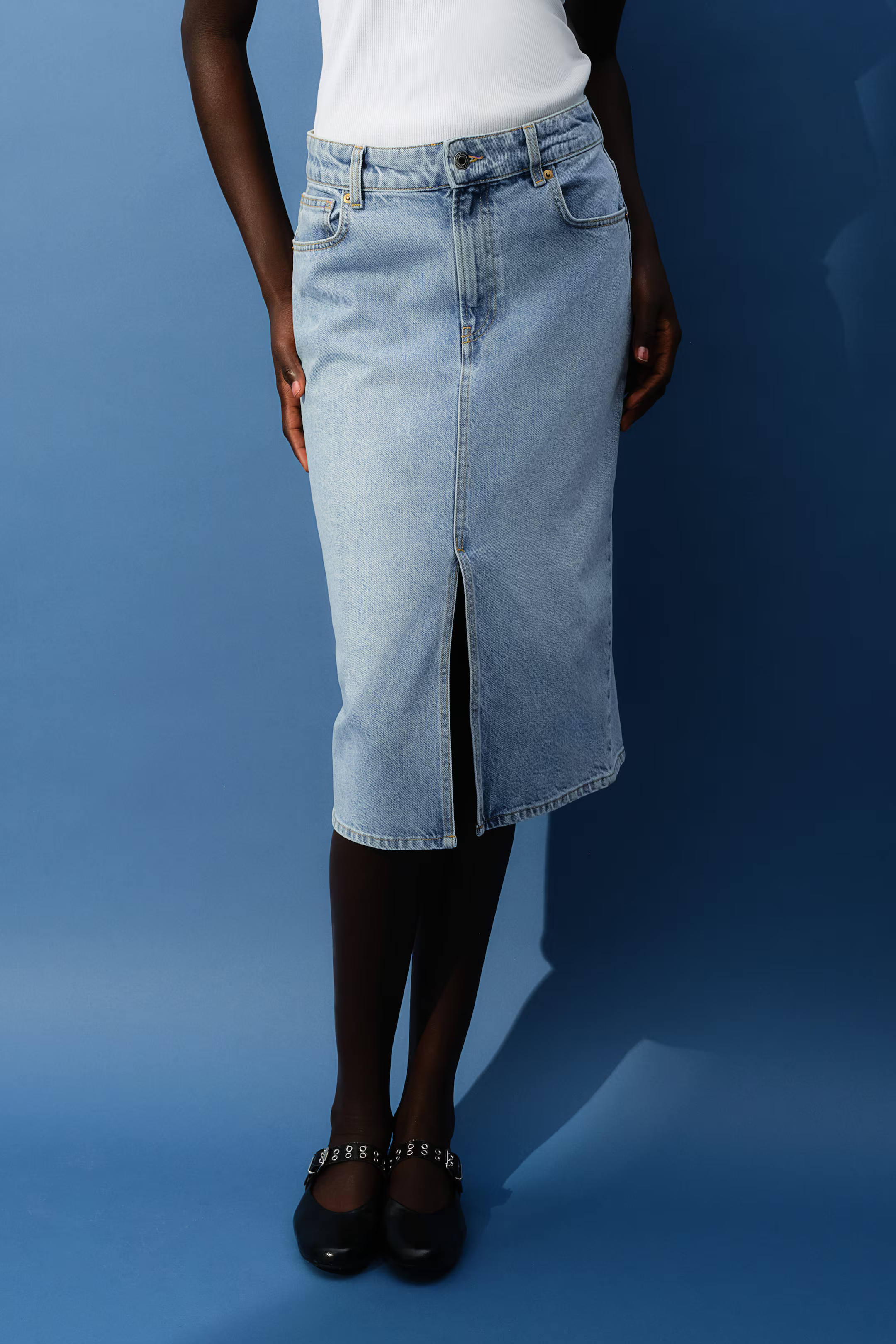 Denim skirt | H&M (UK, MY, IN, SG, PH, TW, HK)