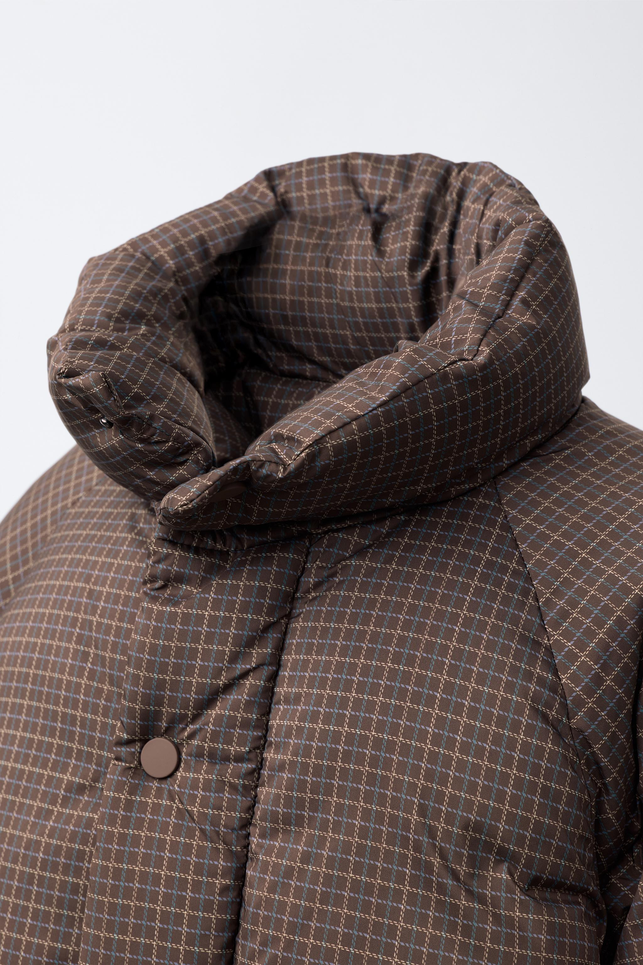 PLAID PUFFER COAT | Zara US