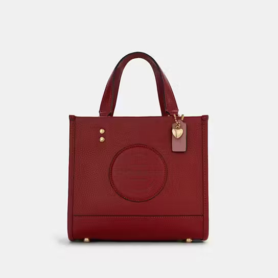 Dempsey Tote 22 With Coach Patch And Heart Charm | Coach Outlet US