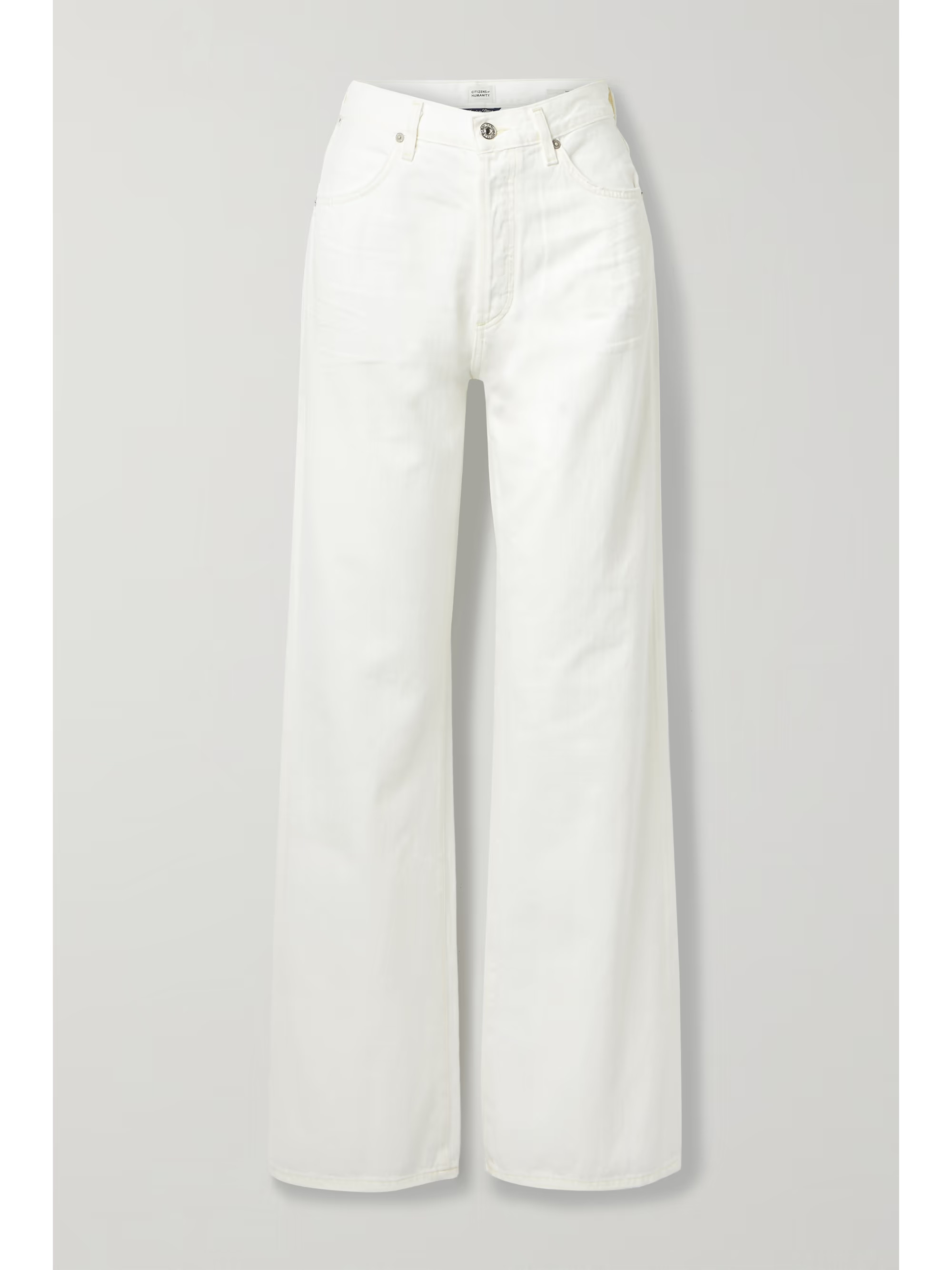 Annina high-rise wide-leg organic jeans | NET-A-PORTER (UK & EU)