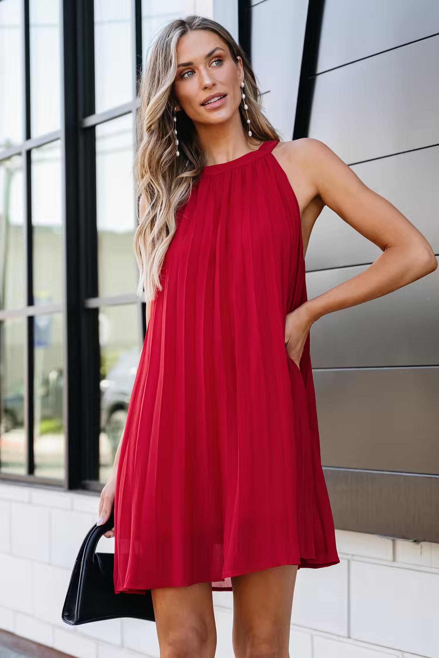 After Hours Sleeveless Flowy Mini Dress | Cupshe US