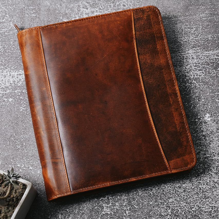 Clipboard Folder Padfolio Clipboard, Mymazn Writing Portfolio Faux Leather Clipboard With Cover for  | Amazon (US)