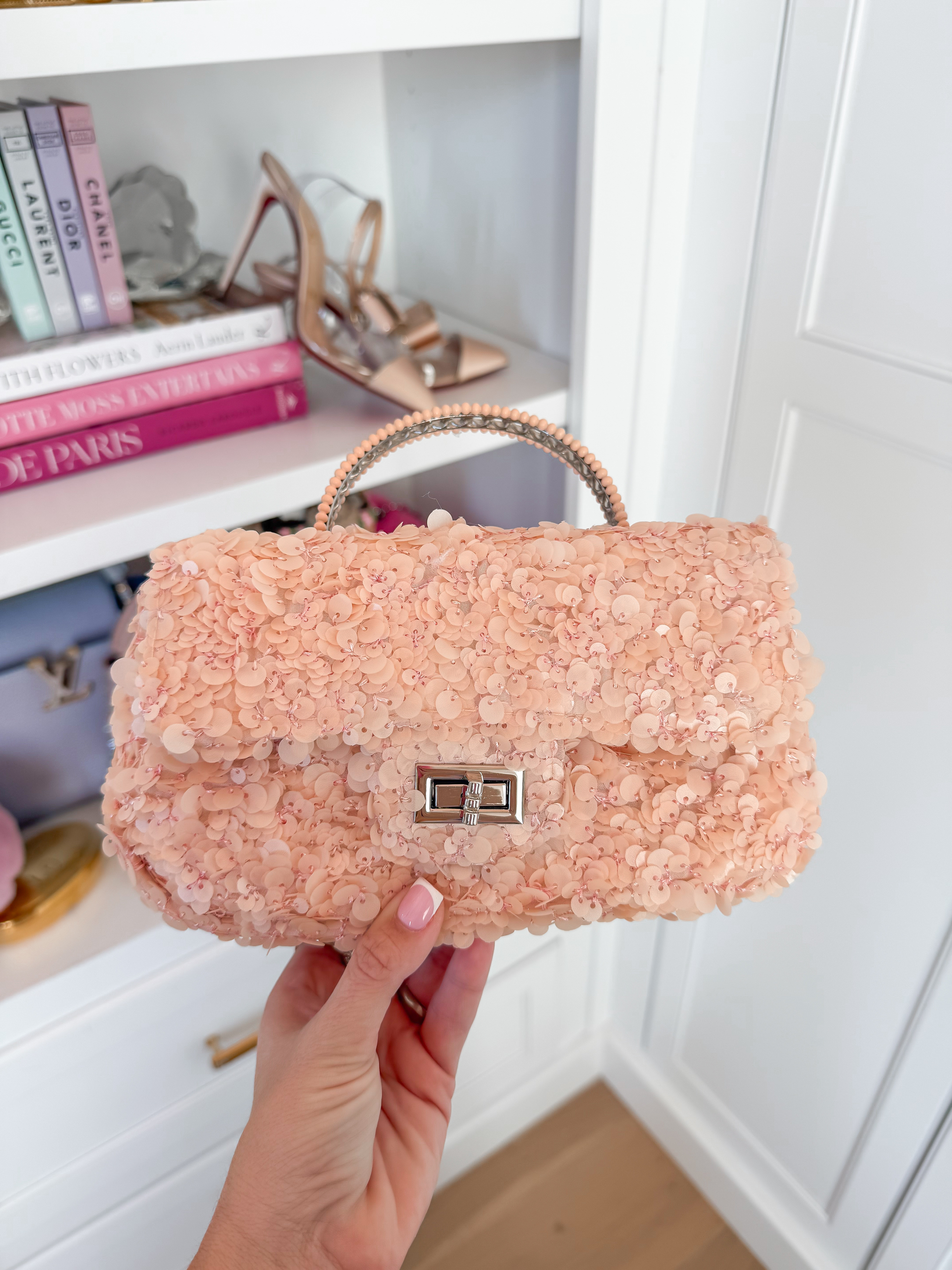The prettiest bag! So perfect for a spring or summer event  

#LTKootd #LTKgrwm