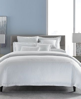 Hotel Collection Cotton Embroidered Frame Twin Duvet Cover, Created for Macy's  & Reviews - Duvet... | Macys (US)
