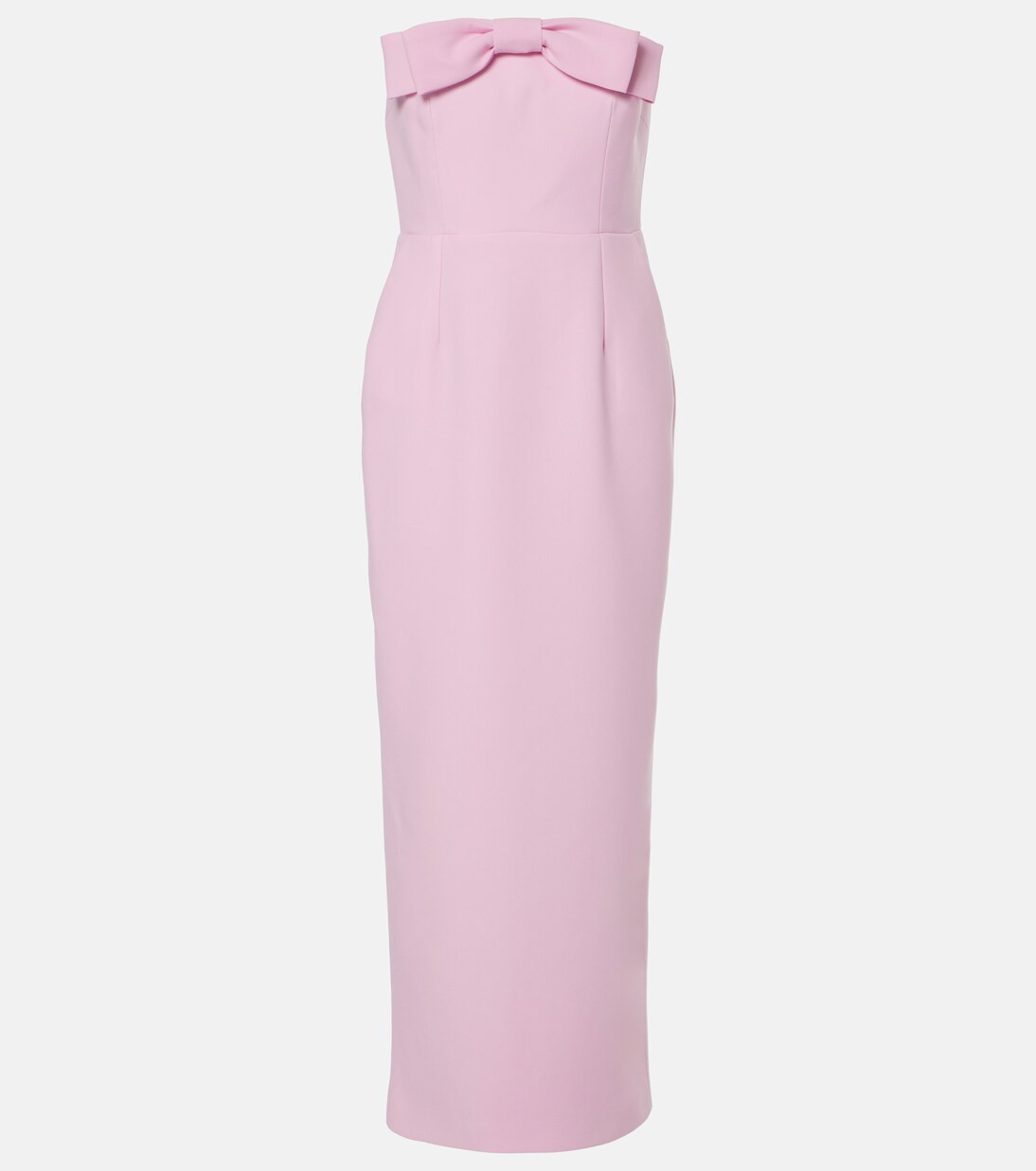 Bow-detail strapless crêpe gown | Mytheresa (US/CA)
