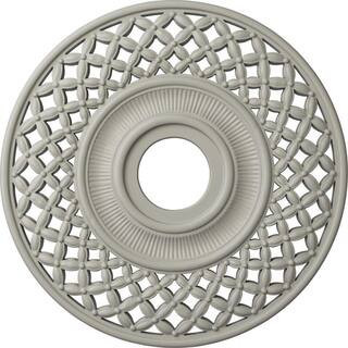 1-1/4 in. x 22-1/4 in. x 22-1/4 in. Polyurethane Robin Ceiling Medallion, Pot of Cream | The Home Depot