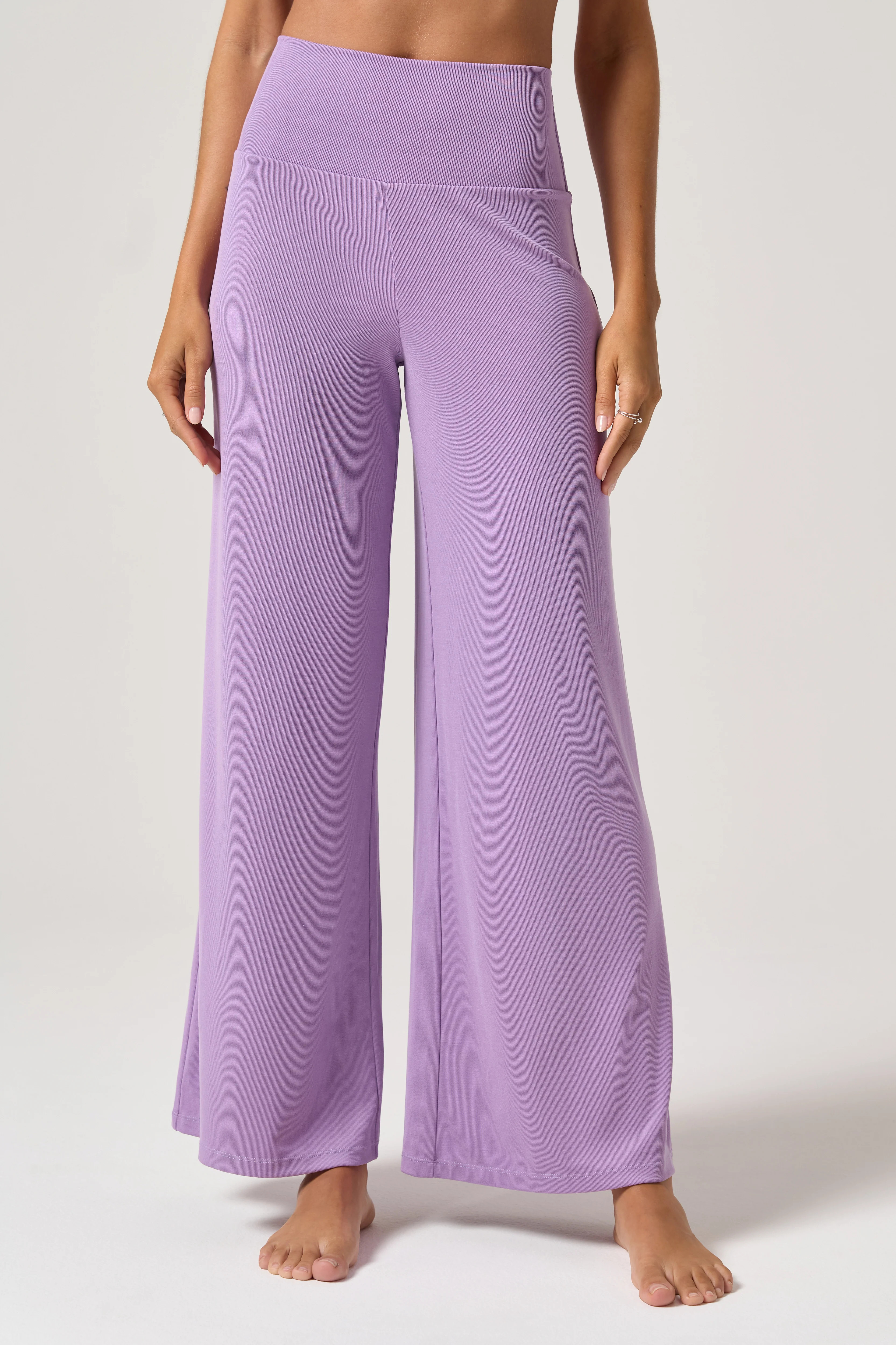 Shop the Zen Rib Journey Wide Leg Pant for Women | Spiritual Gangster | Spiritual Gangster