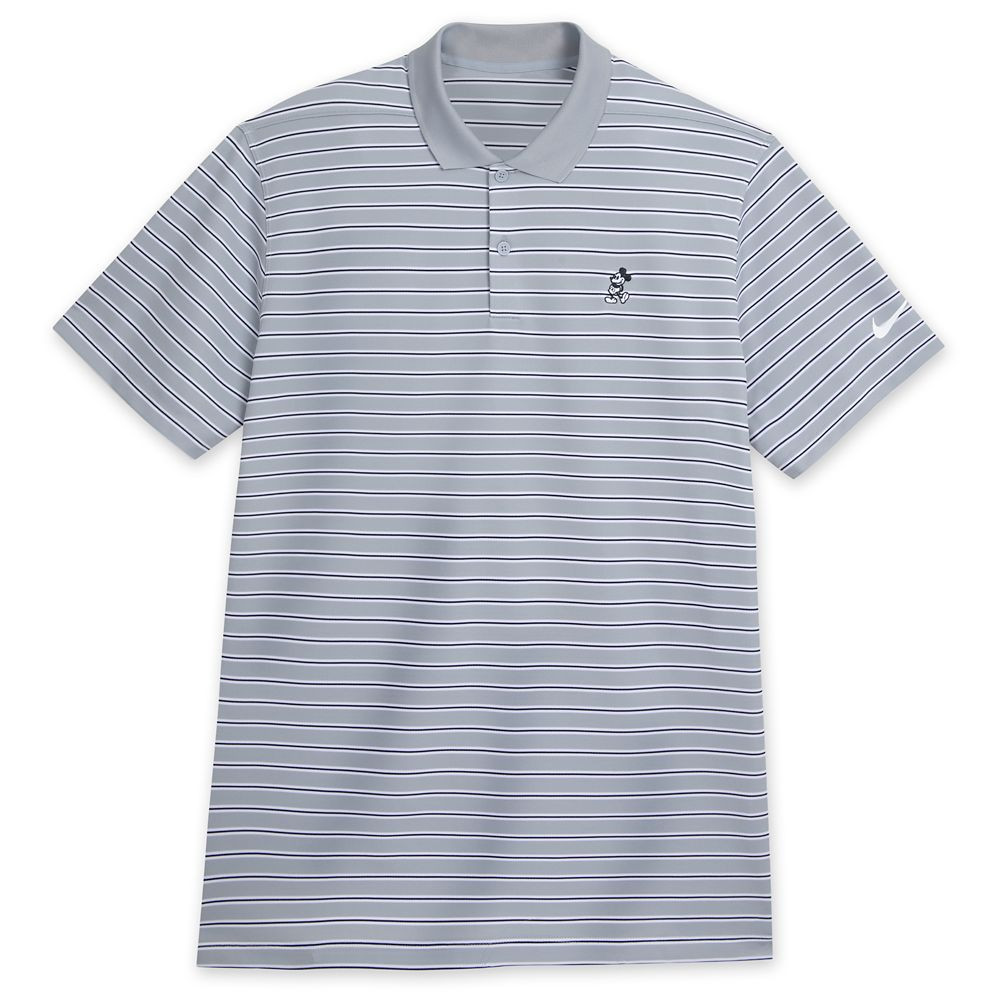 Mickey Mouse Victory Performance Polo Shirt for Men by Nike Golf – Striped | Disney Store