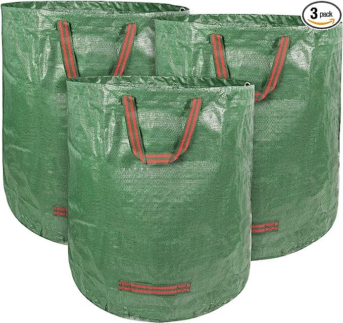 Decorlife 72 Gallon Reusable Waste Bags for Yard, Garden, Lawn. Loading Bags for Leaf, Trash, Deb... | Amazon (US)