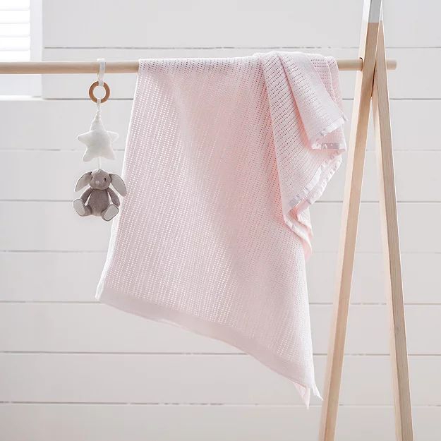 Satin Edged Pram Baby Blanket | The White Company (UK)