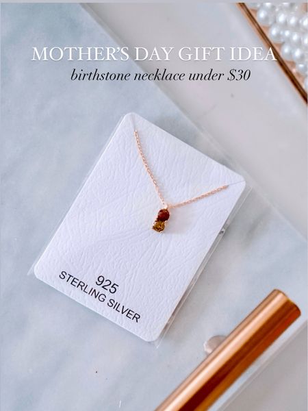 Mother’s Day birthstone necklace gift idea 

#LTKGiftGuide #LTKfindsunder50 #LTKfamily