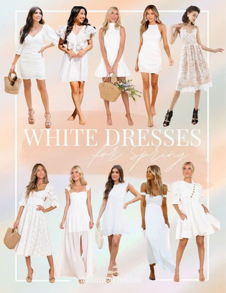 Gorgeous white dresses available for this Spring/Summer!! 🤍

Spring dress, white dress, summer dress, Easter dress, bachelorette dress 



#LTKunder50 #LTKstyletip #LTKFind