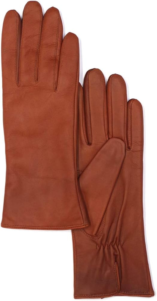 MGGMOKAY Womens Nappa Lambskin Leather Gloves Warm Cashmere Lined | Amazon (US)