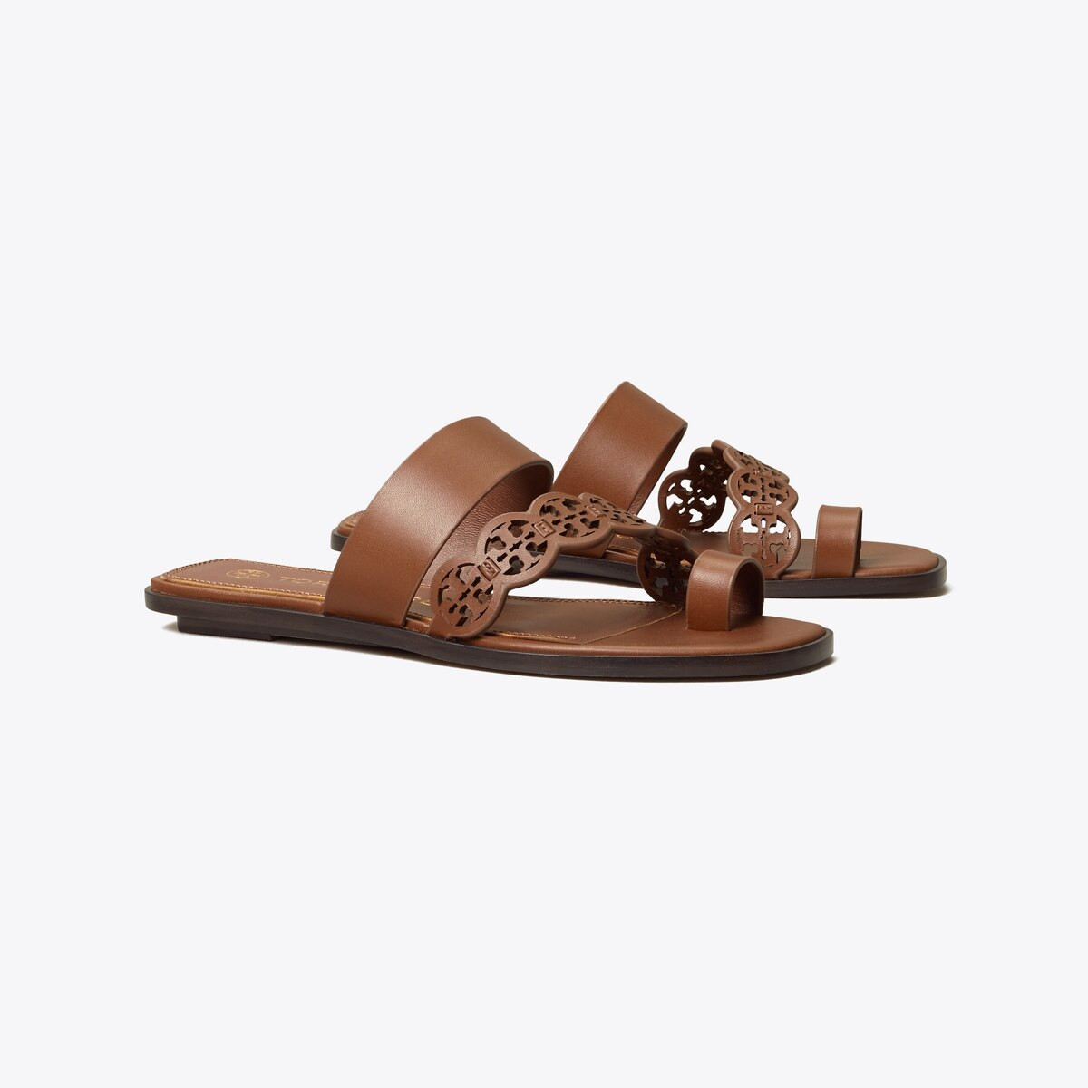Tiny Miller Toe-Ring Slide, Leather | Tory Burch (US)