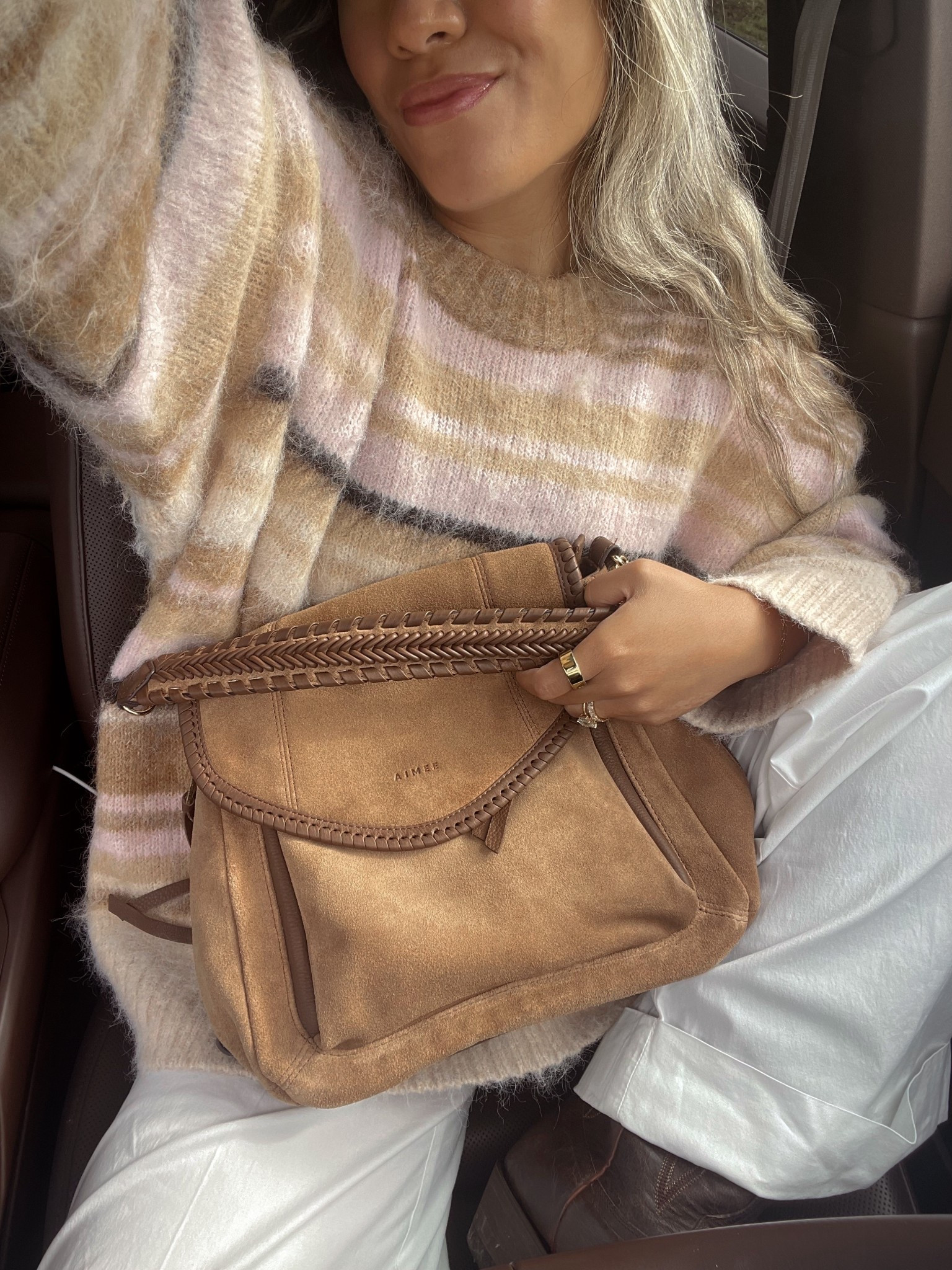 Okay, the search is over! I just found the most PERFECT Fall everyday bag!

First off the color is just gorgeous and the braided detail is so unique. Let’s not forget about this beautiful suede material which makes it perfect for dressing up or down! It also comes with an optional crossbody strap -ideal for all the fall activities I’ll be getting into 🍎🎃☕️

Tagging this exact bag as well as my favorites from Aimee Kestenberg 

#LTKItBag #LTKSeasonal
