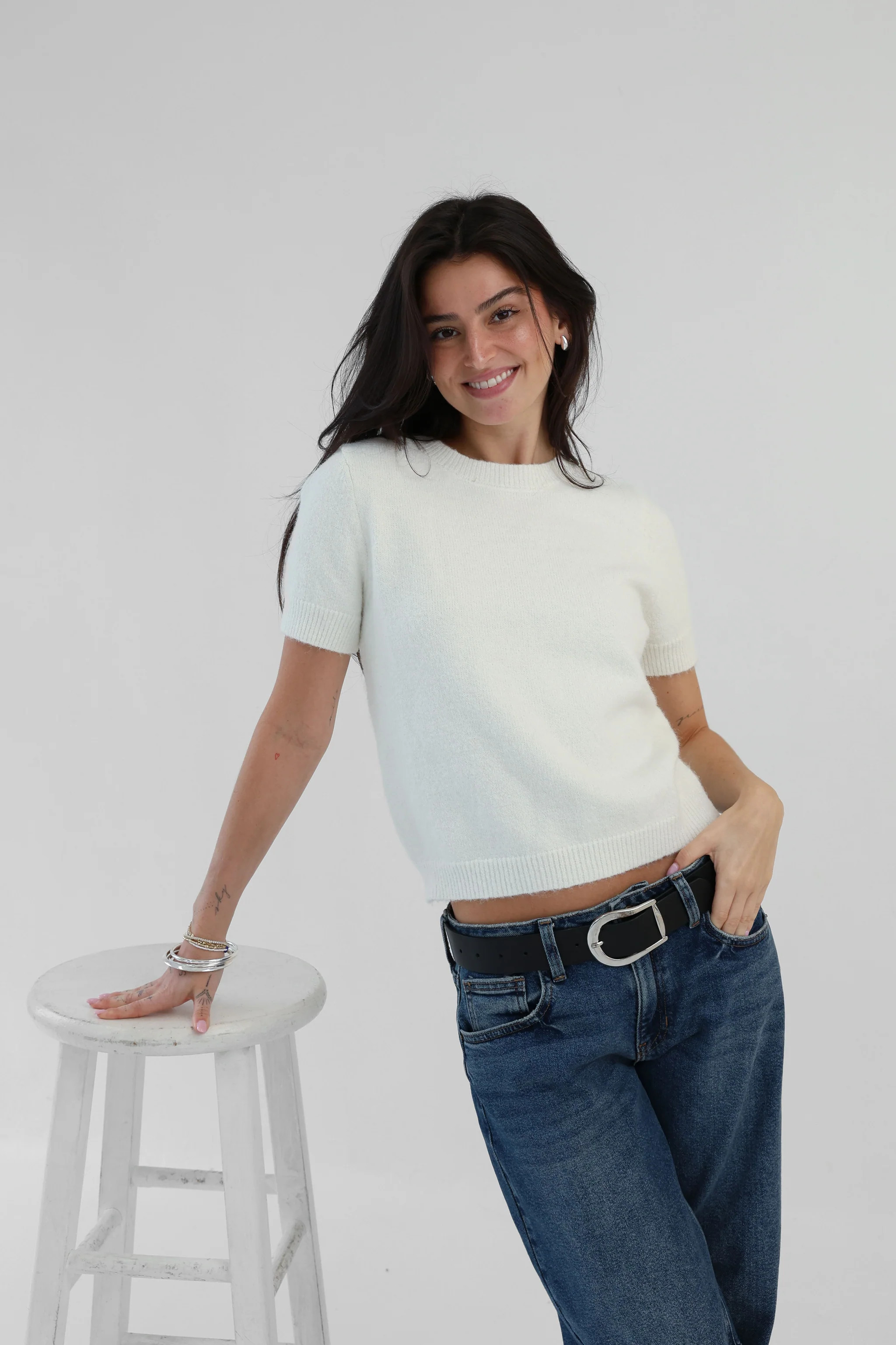 Sloan Tee | Grey Bandit