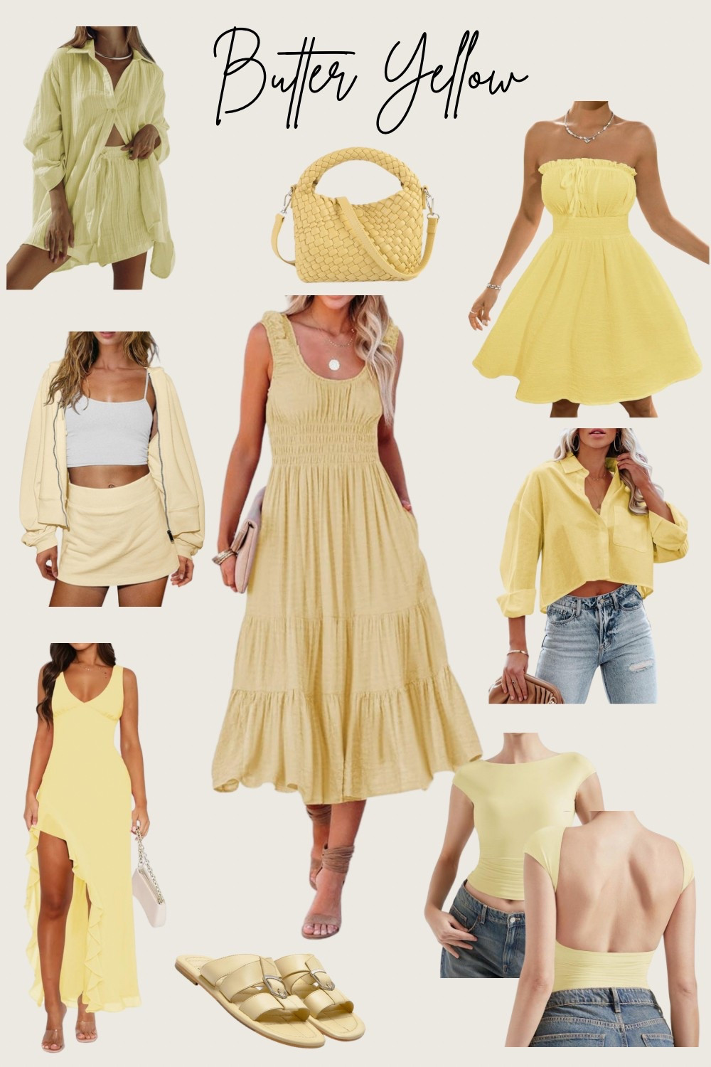 Butter yellow is the new hottest trend for summer and I am loving it! 😍 💛