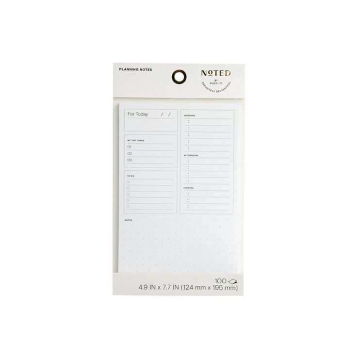 Post-it 5"x8" Note Daily Planner | Target