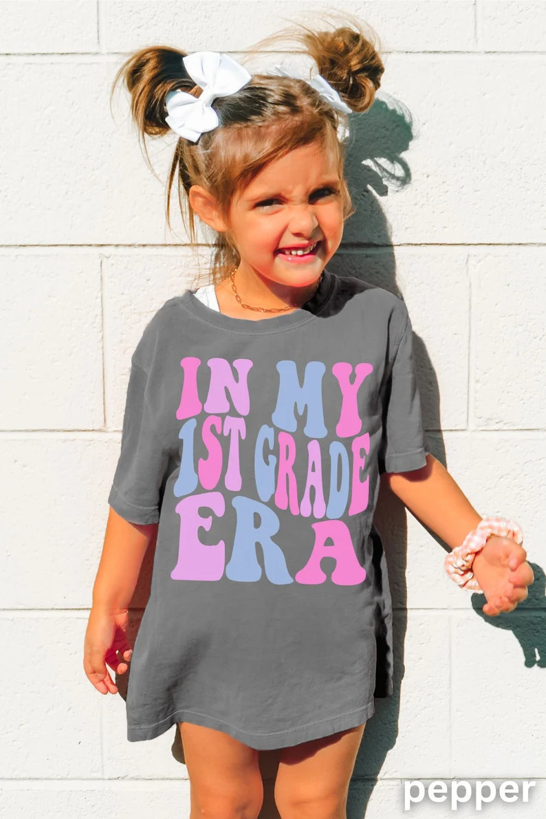 In My First Grade Era, First Day of School Shirt, Retro 1st Grader Shirt, Back to School Elementa... | Etsy (US)
