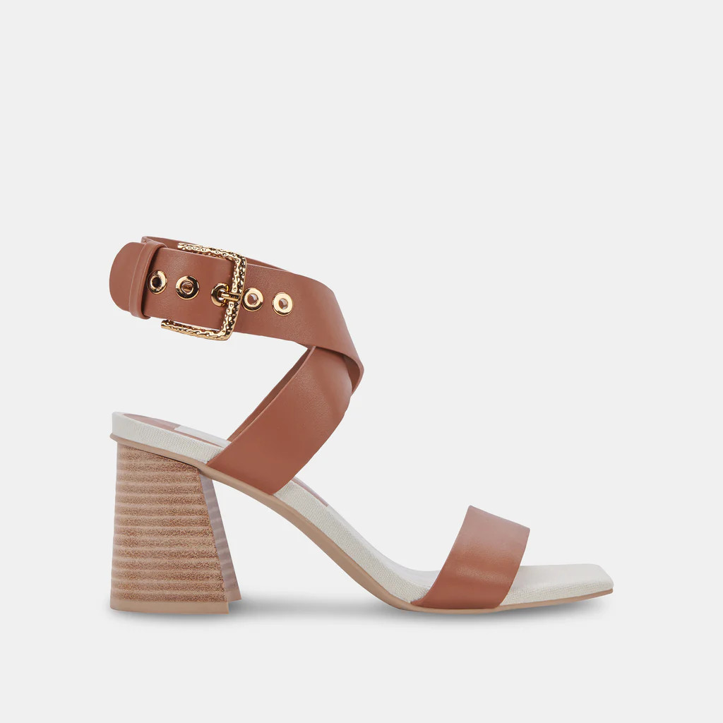 PAYTIN HEELS BROWN LEATHER | DolceVita.com