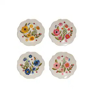 Assorted 8" Floral Ceramic Salad Plate by Ashland® | Michaels Stores