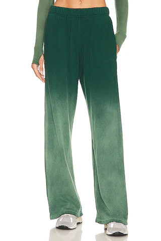 Michael Lauren Theoden Wide Leg Pant in Vintage Emerald from Revolve.com | Revolve Clothing (Global)
