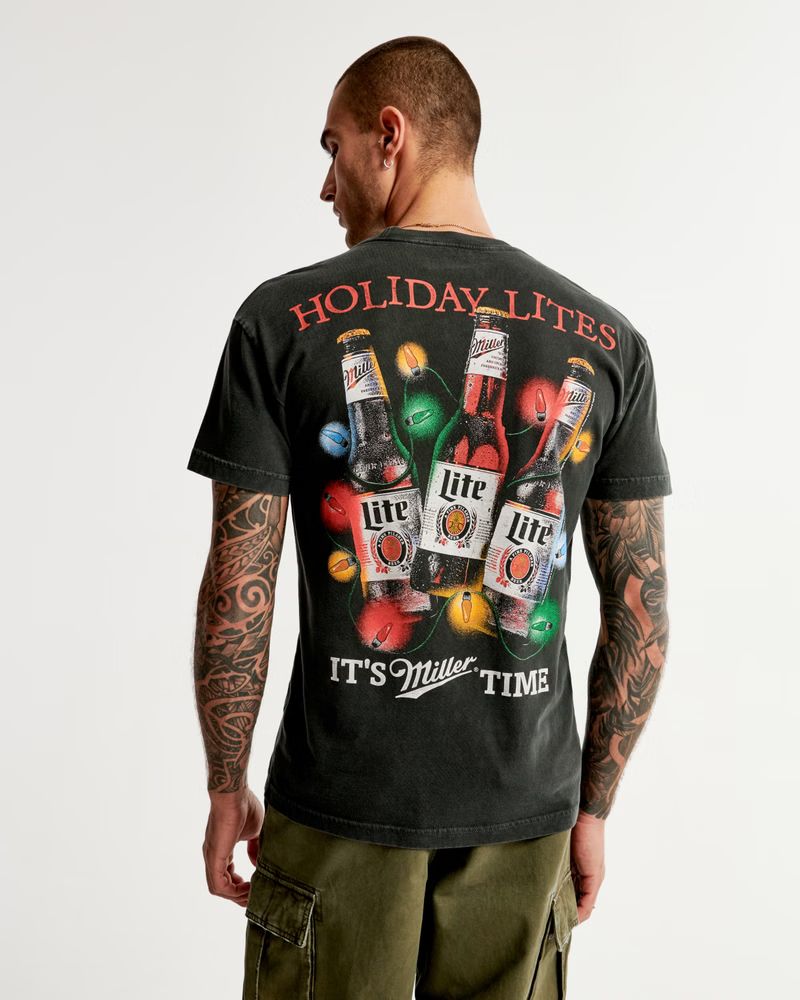 Miller Lite Graphic Tee | Abercrombie & Fitch (US)