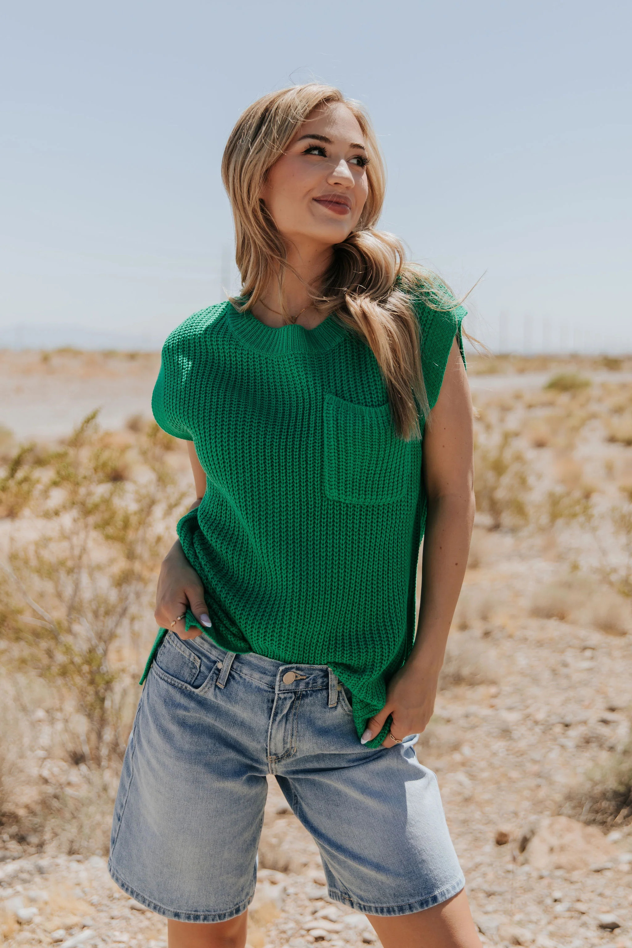 THE JBD JORT IN LIGHT DENIM | Pink Desert