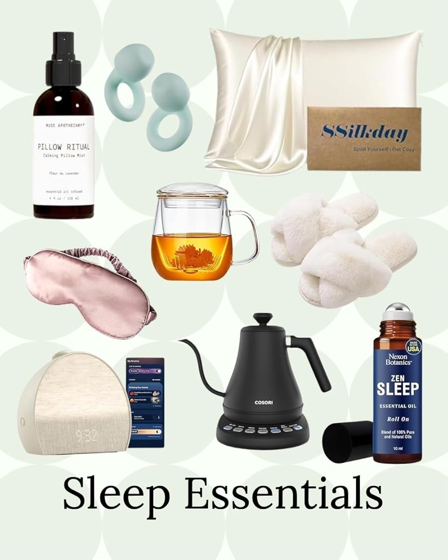 Your wind-down routine just got a whole lot cozier ☁️

#sleeproutine #bedtimemusthaves #nighttimeroutine #relaxationessentials #amazonwellness #sleepbetter #cozyliving #winddown


#LTKHome