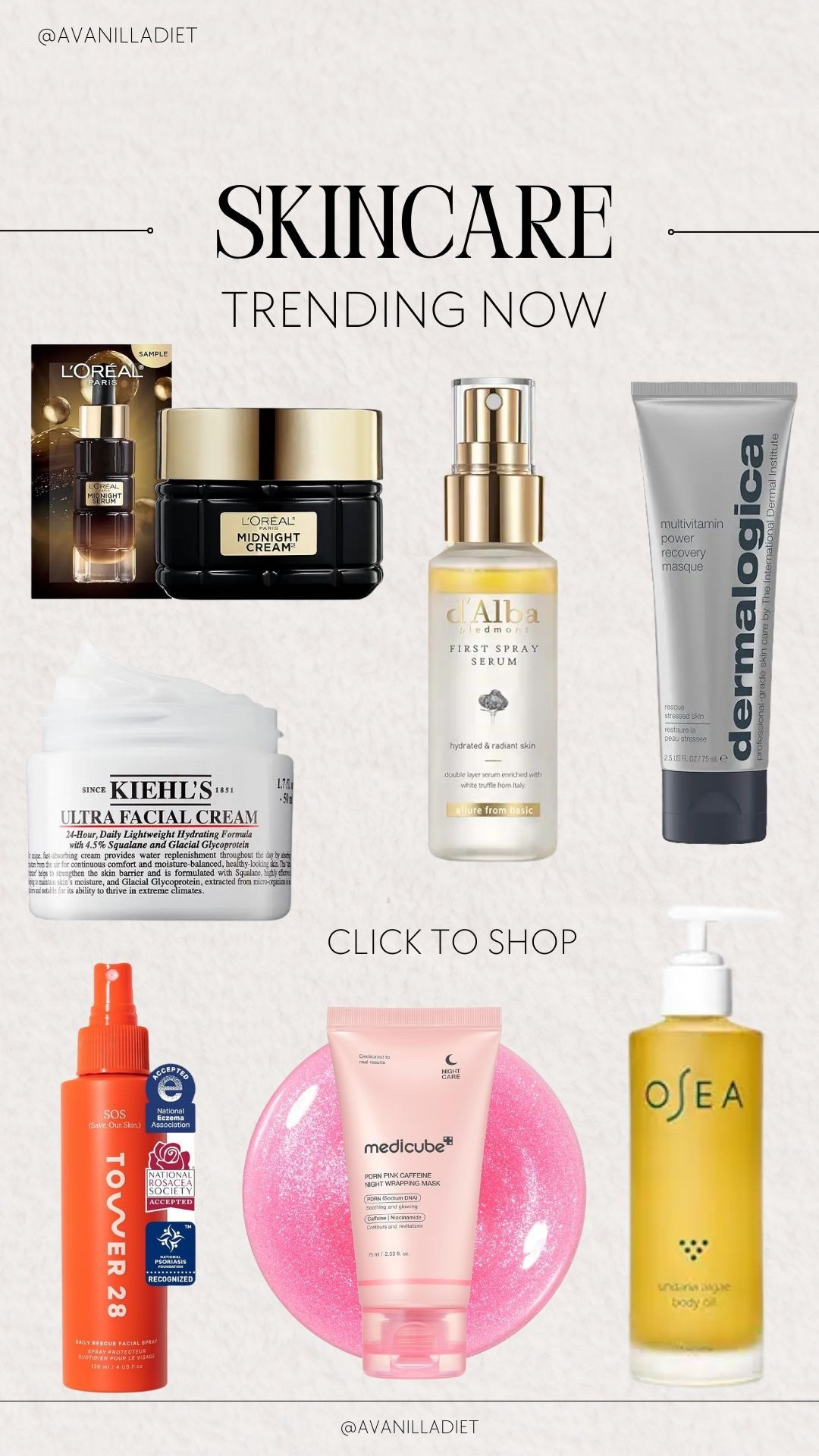 💧 Skincare the girlies are obsessed with these right now! Your winter skin will thank you. 🤍✨

#skincare #skincaretrends #skincarefavorites #glowingskin #dewyskin #glassskin #trendingbeauty #beautyedit #amazonbeauty #ultaskincare #sephoraskincare #ltkbeauty #ltkskincare

#LTKselfcare #LTKmorningroutine #LTKBeauty