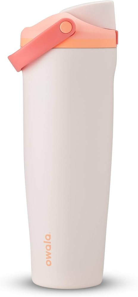 Owala FreeSip Sway - Stainless Steel-40-oz.-Orange/Tan(Sparkling Sherbet) | Amazon (US)