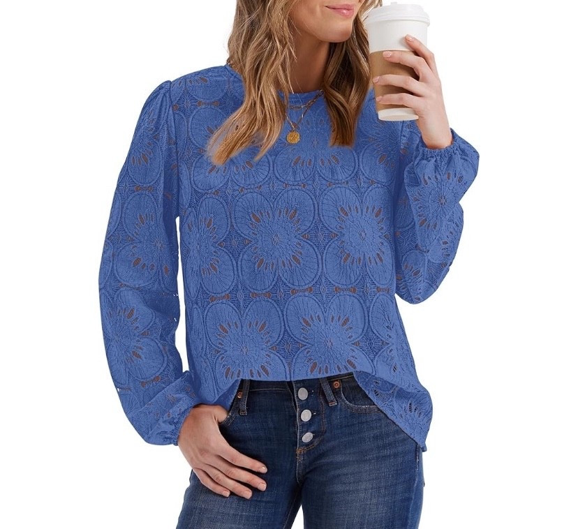 Spring outfit - $19; I love the design of this fabric.  More colors are available. 


#under20 #budgetfriendly #amazon #lacetop #springtop #datenightoutfit 

#LTKOver40 #LTKU #LTKSeasonal