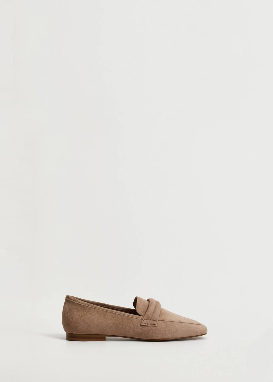 Leather penny loafers | MANGO (US)