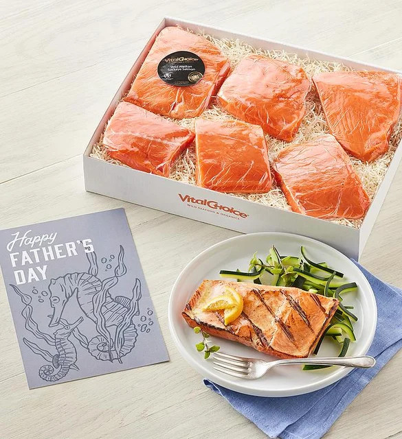MSC Wild Alaskan Sockeye Salmon - Father's Day Gift | 1800flowers.com