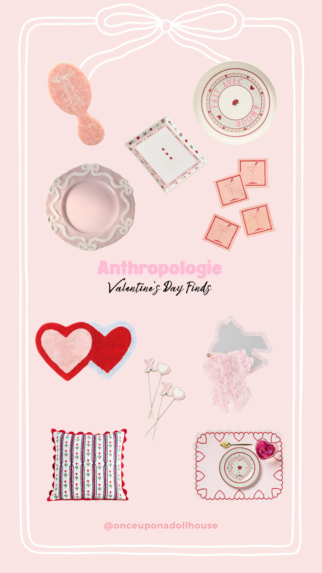 Anthropologie Valentine’s day finds! 

Plates, mat, mirror, napkins, pillows, placemat, cocktail picks, brush

#LTKBeauty #LTKHome #LTKValentine
