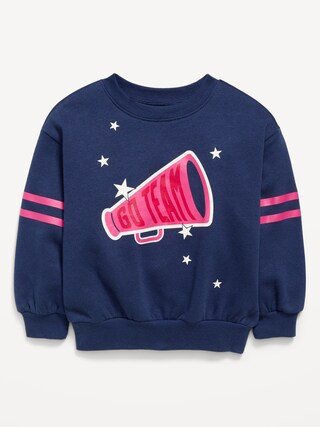 Long-Sleeve Graphic Sweatshirt for Toddler Girls | Old Navy (US)