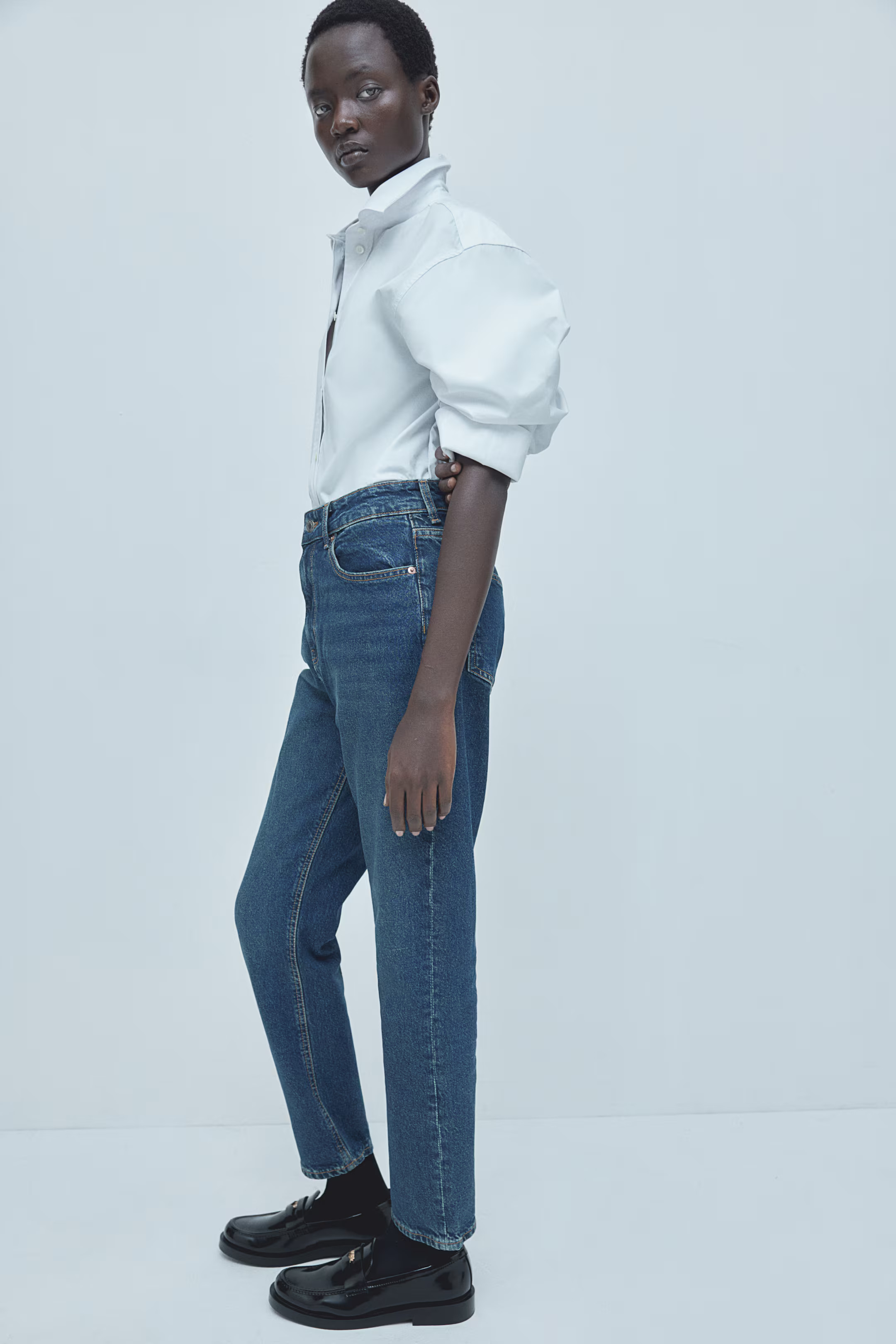 Slim Mom High Ankle Jeans | H&M (US + CA)