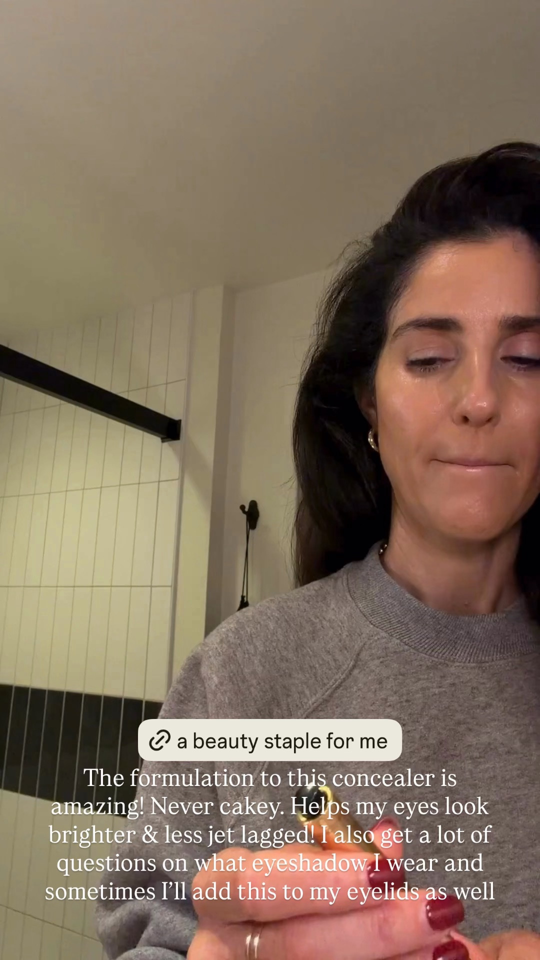 The formulation to this concealer is amazing! Never cakey. Helps my eyes look brighter & less jet lagged! I also get a lot of questions on what eyeshadow I wear and sometimes I’ll add this to my eyelids as well  

#LTKootd #LTKgrwm #LTKBeauty