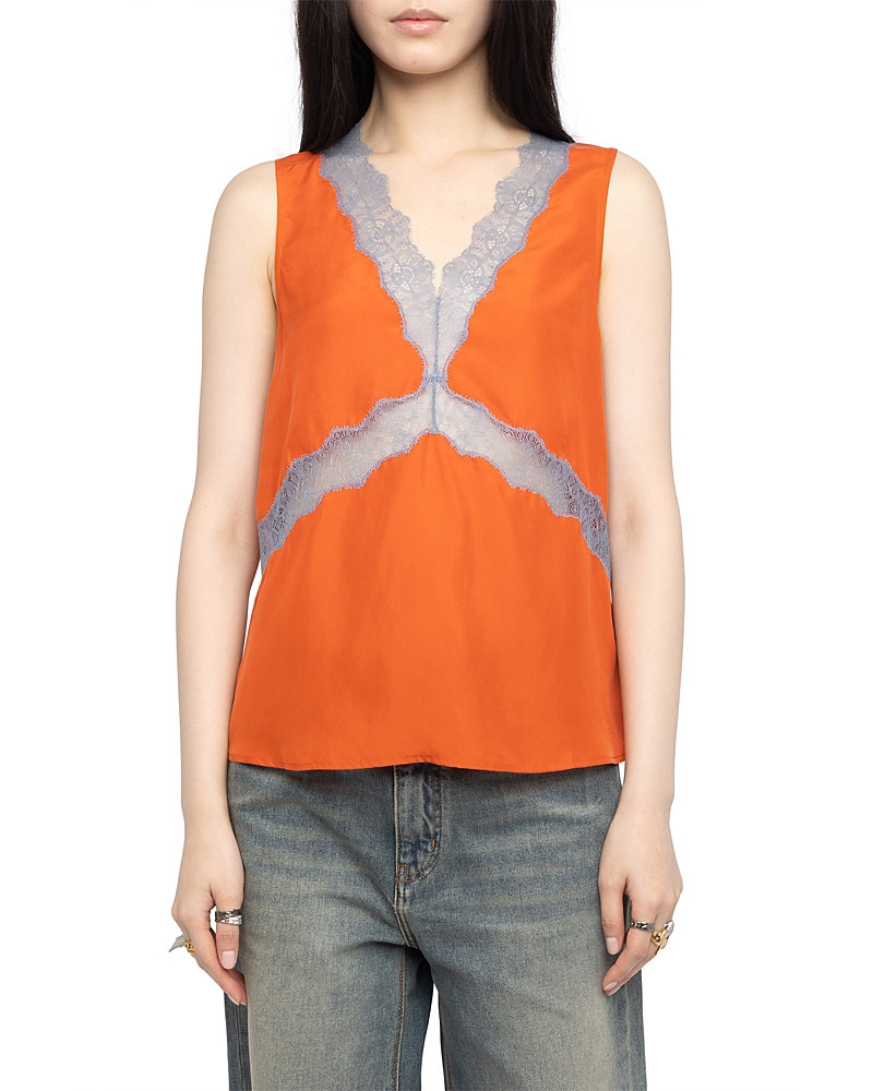 Zadig & Voltaire Tasao Silk Camisole Top | Bloomingdale's (US)