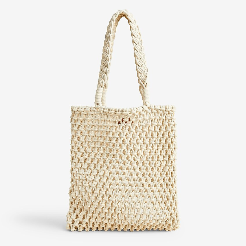 Cadiz hand-knotted rope tote | J. Crew US