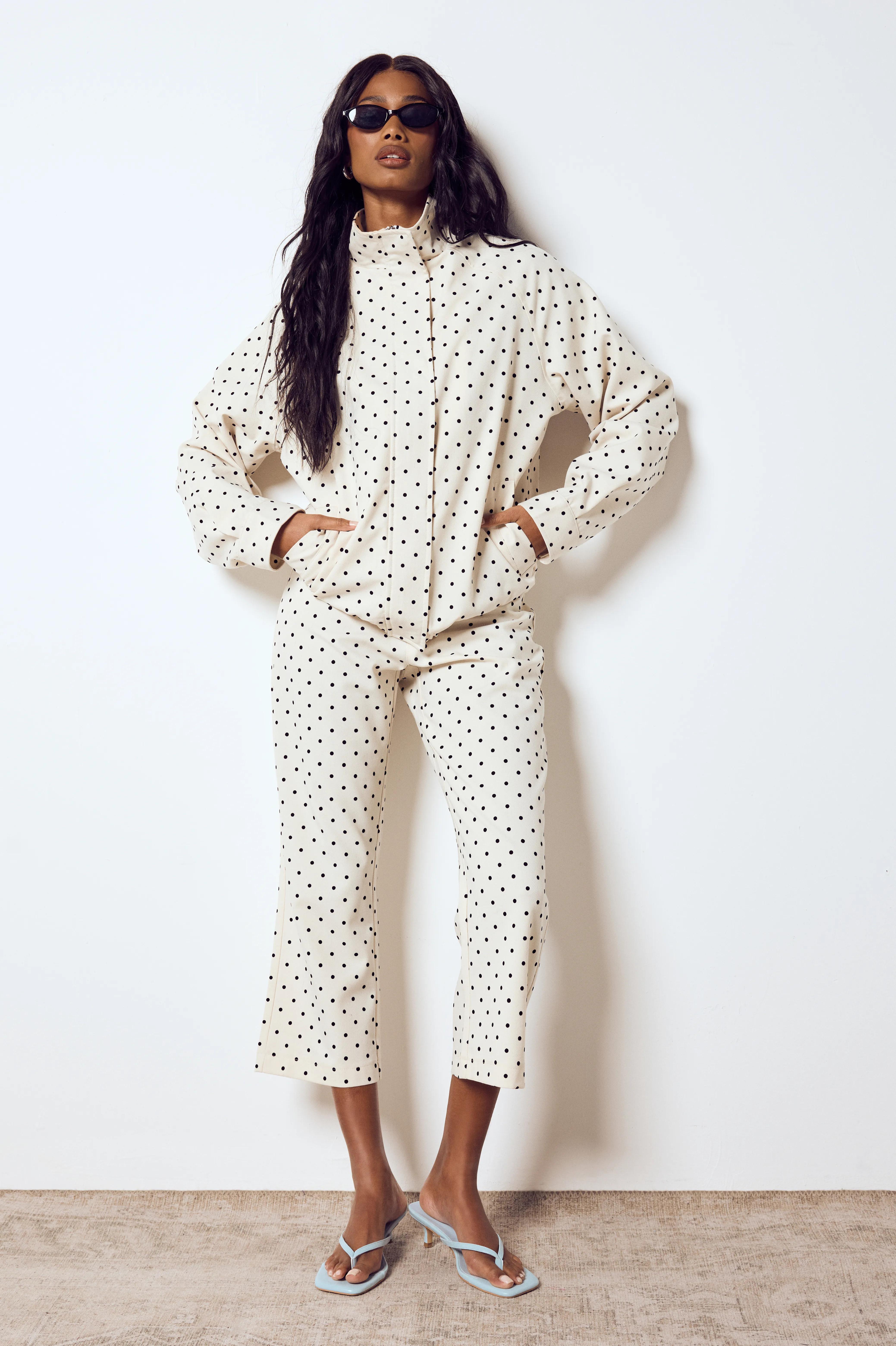 Trousers | Polka Dot Capri Trousers | boohoo | Boohoo.com (UK & IE)