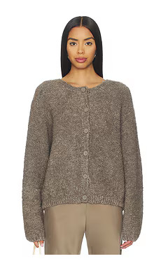 American Vintage Zolly Cardigan in Taupe Chine from Revolve.com | Revolve Clothing (Global)