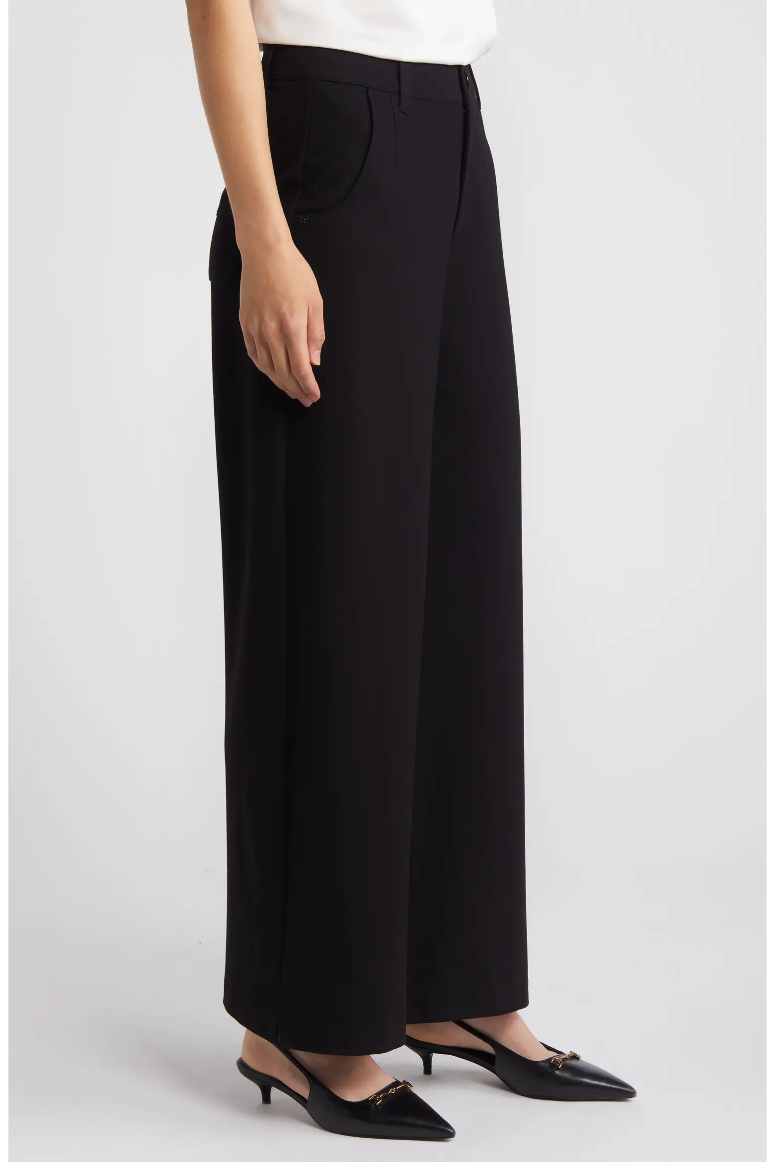 Whitney Skyrise Flat Front Wide Leg Pants (Women) | Nordstrom | Nordstrom